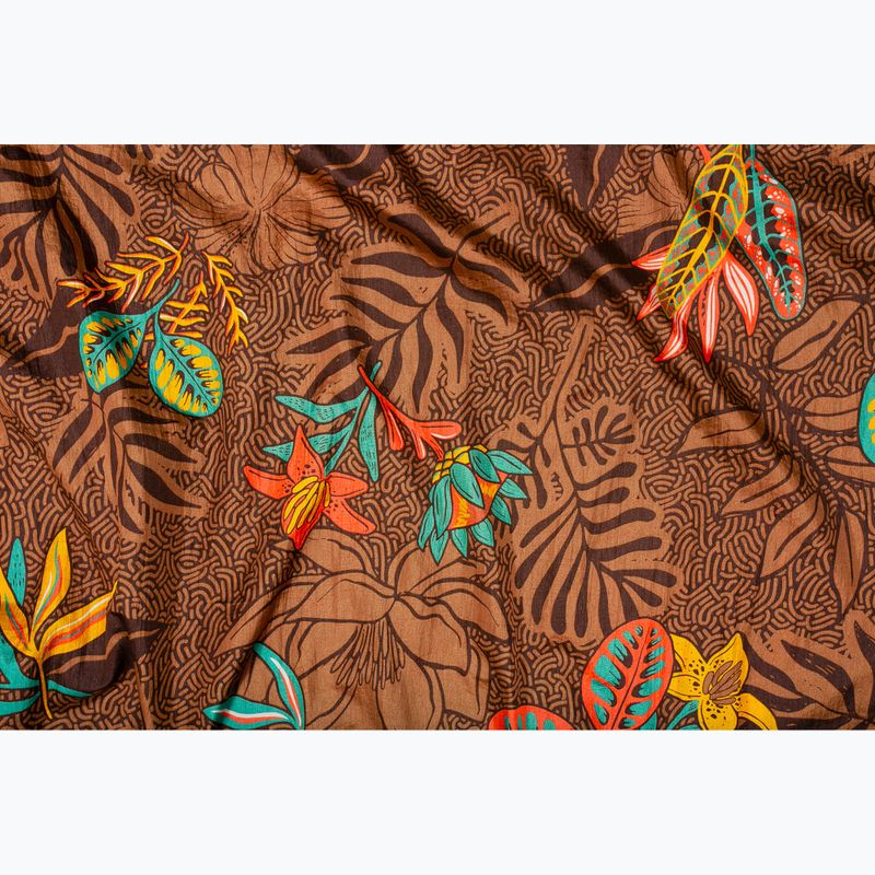 Turistická hamaka  ENO DoubleNest Print tropic/merlot 3