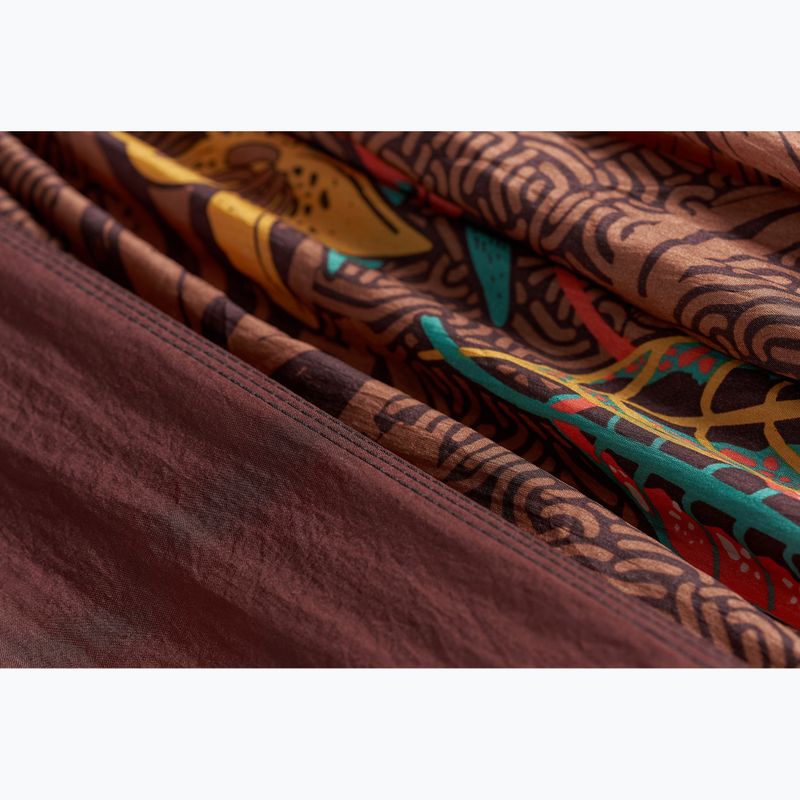 Turistická hamaka  ENO DoubleNest Print tropic/merlot 4