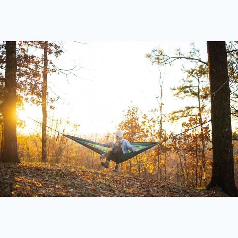 Turistická houpací síť  ENO DoubleNest Print mountains to sea/grey 4