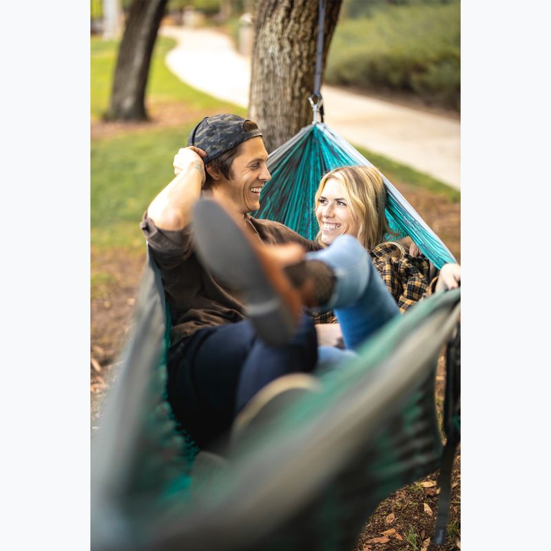 Turistická houpací síť  ENO DoubleNest Print mountains to sea/grey 6