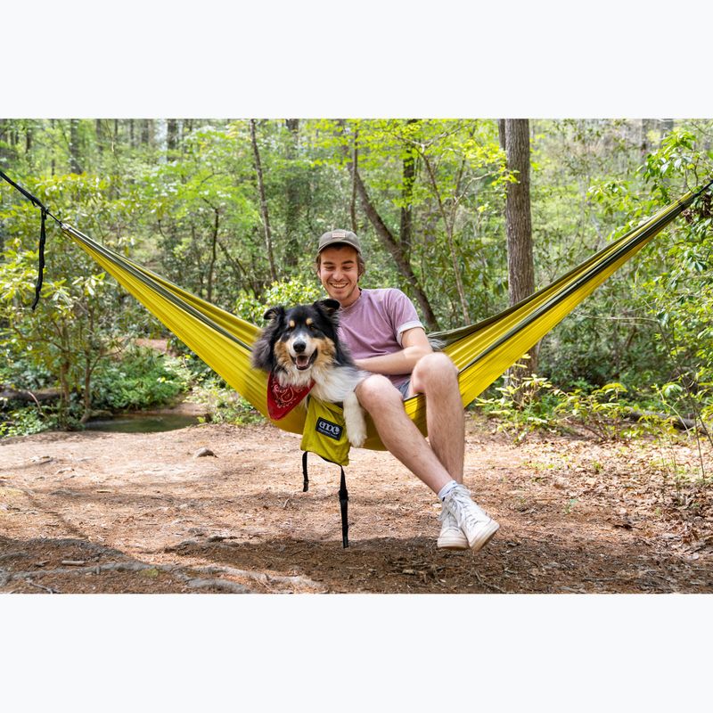 Turistická houpací síť  ENO Single Nest melon/olive 6
