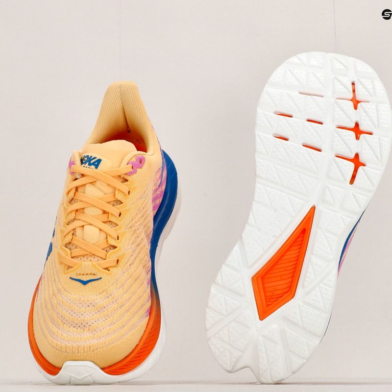 Dámská běžecká obuv HOKA Mach 5 orange-purple 1127894-ICYC 17