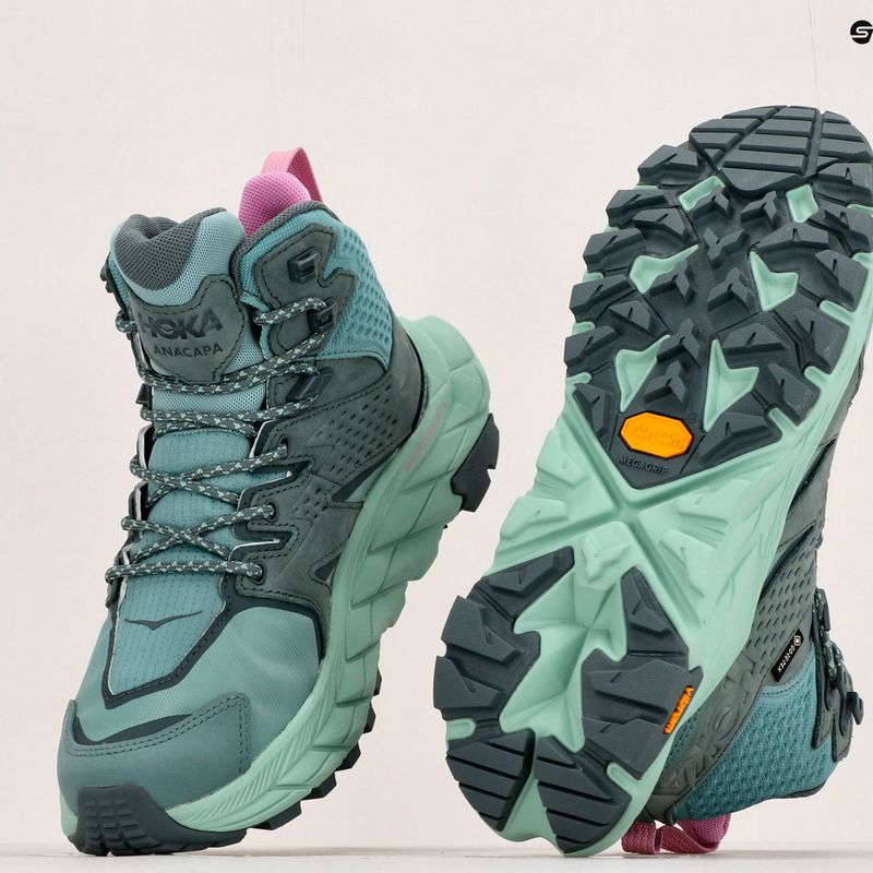Dámské trekové boty HOKA Anacapa Mid GTX green 1119372-TMGR 14
