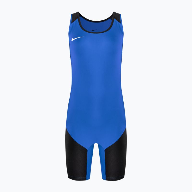 Pánský zápasnický dres Nike Weightlifting Singlet royal/black