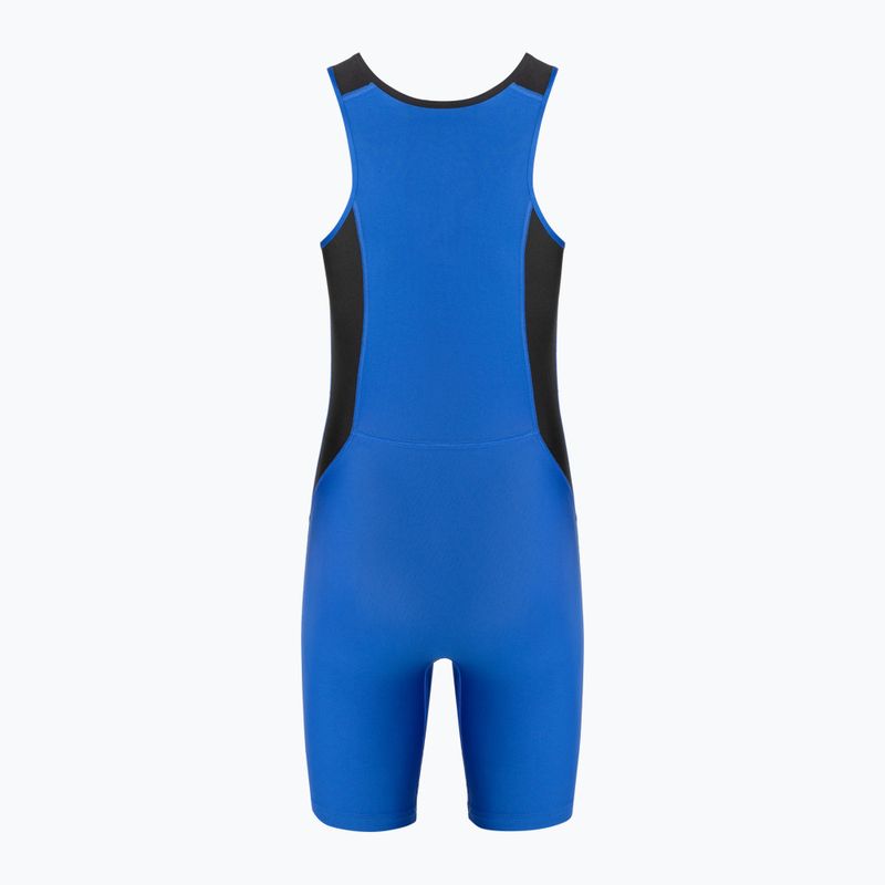 Pánský zápasnický dres Nike Weightlifting Singlet royal/black 2