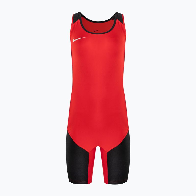 Pánská kombinéza Nike Weightlifting Singlet scarlet/black