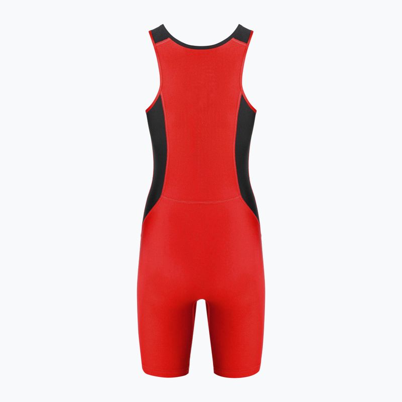 Dámský zápasnický dres Nike Weightlifting Singlet scarlet/black 2