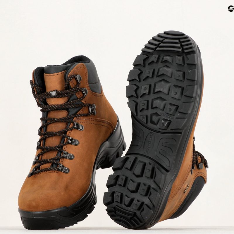 Pánské trekové boty Alpina Tundra brown 14