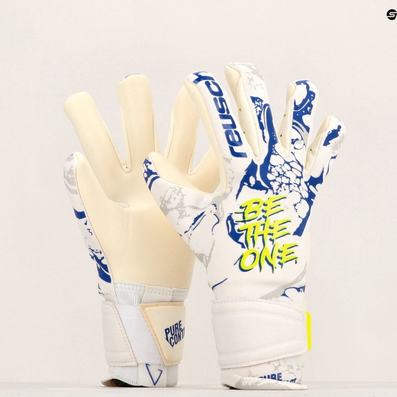 Reusch Pure Contact Gold X brankářské rukavice bílé 5370901-1089 10