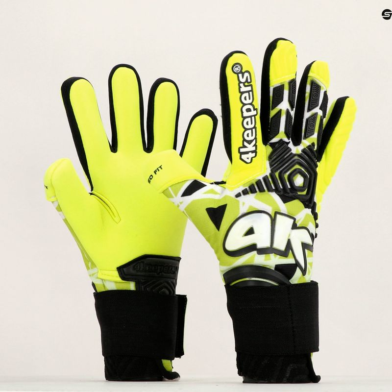 4Keepers Neo Focus Nc zelené brankářské rukavice 11