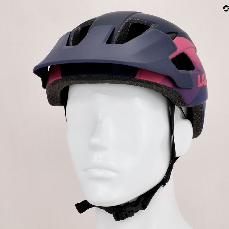 Cyklistická přilba Lazer Chiru modro-růžová BLC2207888350 9