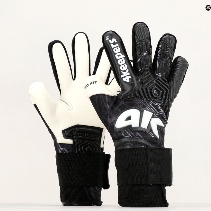 4Keepers Neo Elegant Nc Jr dětské brankářské rukavice černé 10