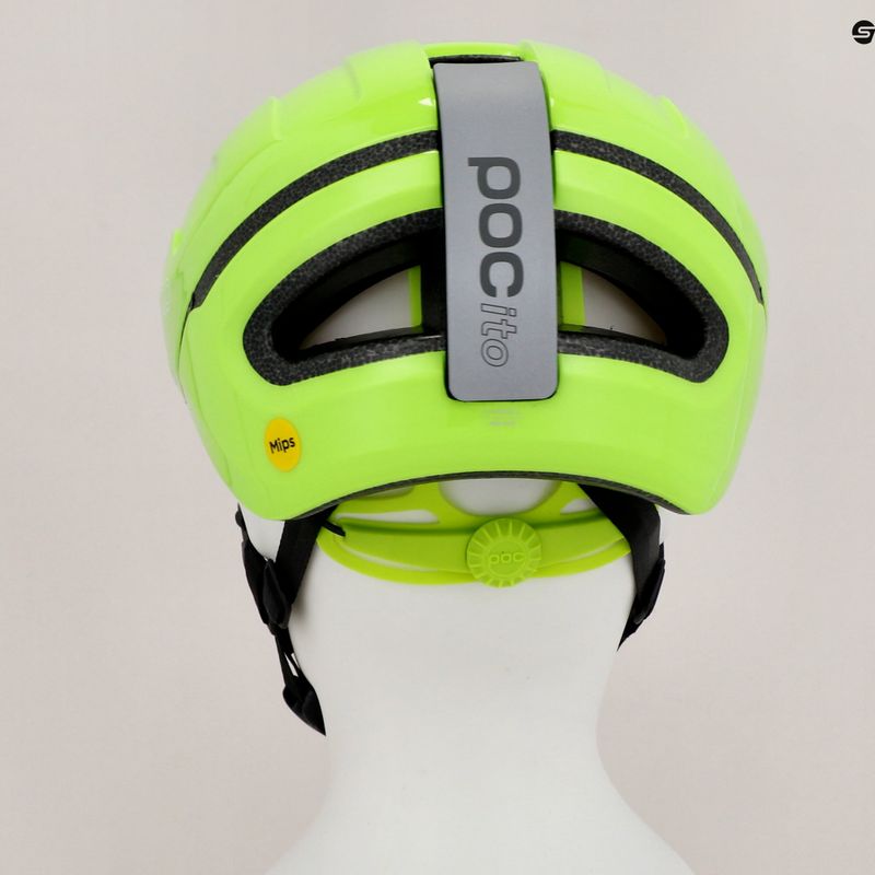 Dětská cyklistická přilba POC POCito Omne MIPS fluorescent yellow/green 9