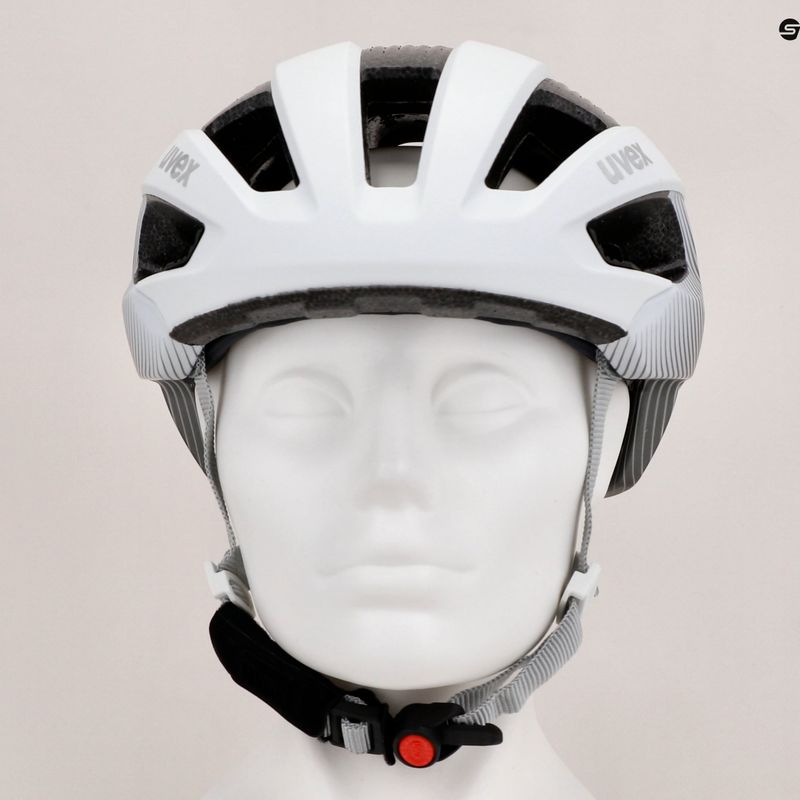 Dámská cyklistická přilba UVEX Rise CC WE bílá/šedá 41/0/034/03/15 12