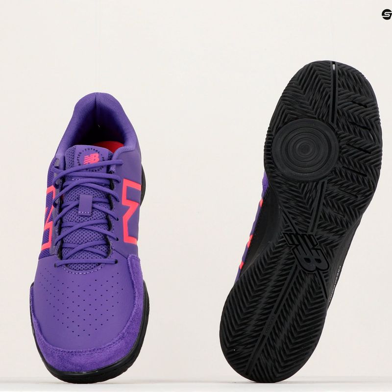 New Balance pánské kopačky Audazo V6 Command IN purple-black SA2IPH6.D.075 18