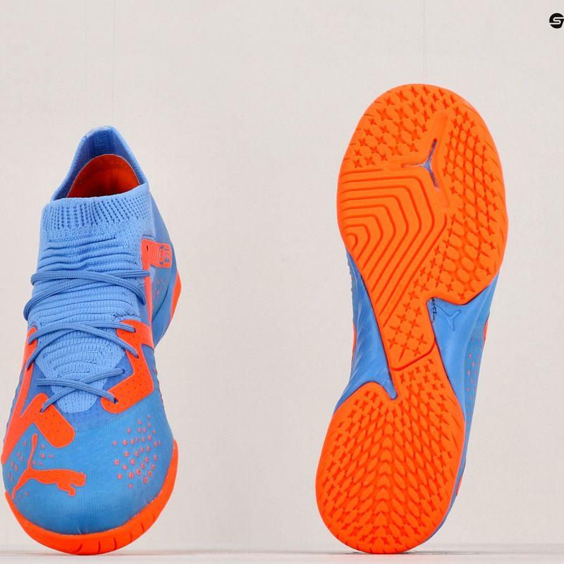 Dětské kopačky PUMA Future Match IT+Mid JR modré/oranžové 107198 01 18