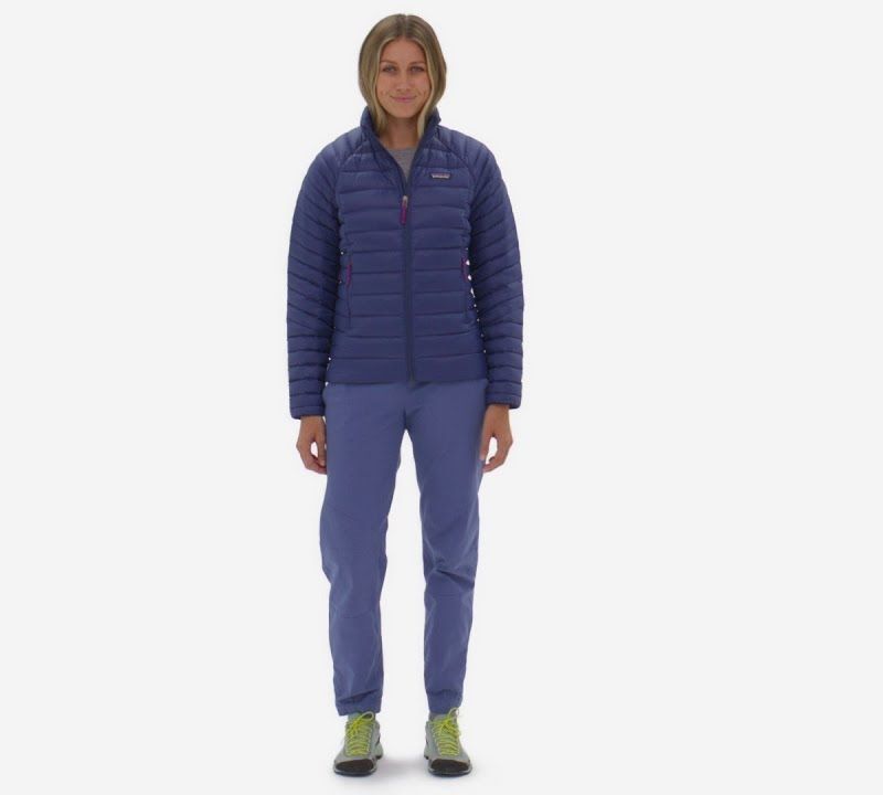 Dámská péřová bunda Patagonia Down Sweater lagom blue 10