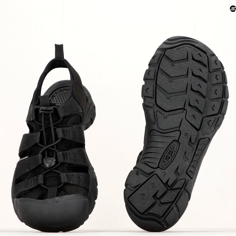 Trekingové sandály Keen Newport H2 Triple Black 1022258 11