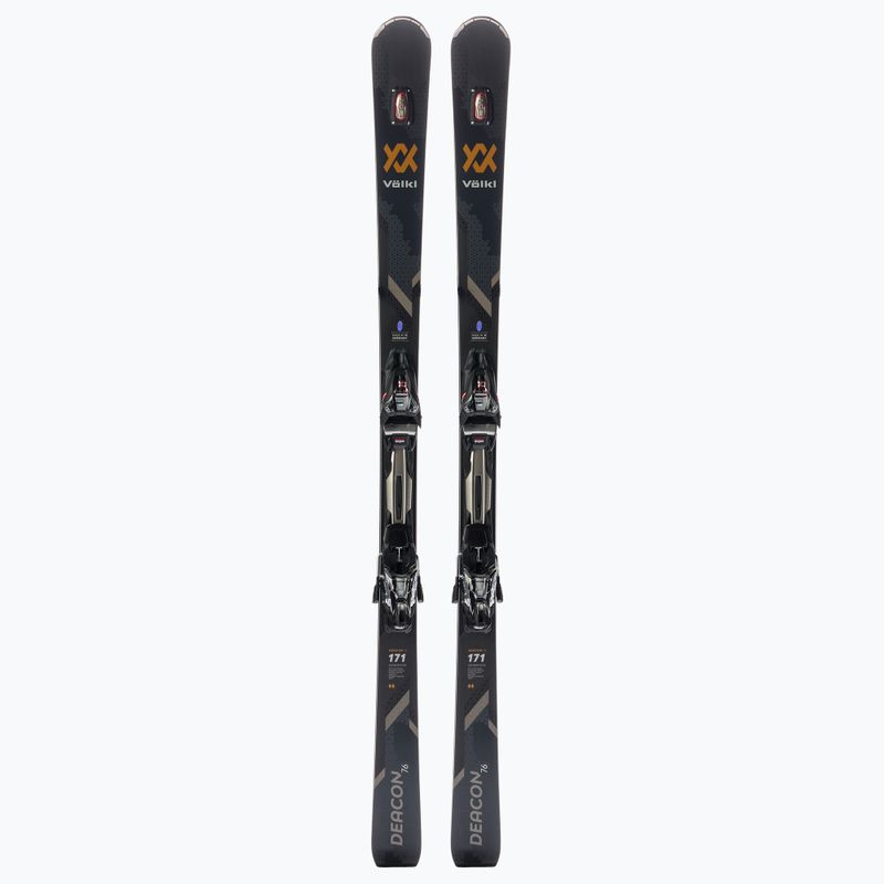 Sjezdové lyže Völkl Deacon 76 černé +rMotion2 12 GW 120121/6877T1.VB