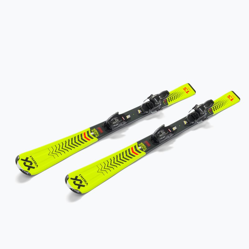 Dětské sjezdové lyže Volkl RACETIGER Junior + 7.0 VMotion Jr. R žluté 120465/6262T1.VA 4