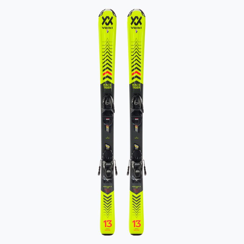 Dětské sjezdové lyže Völkl RACETIGER Junior yellow +4.5 VMotion Jr. 120465/6162T1.VA
