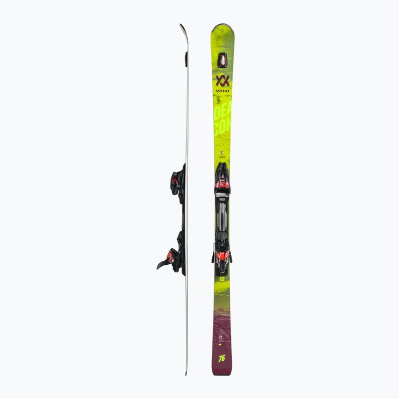 Sjezdové lyže Völkl Deacon 76+RMotion2 12GW černo-žluté  121121/6877T1.VR 2