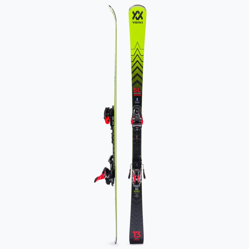 Sjezdové lyže Volkl RACETIGER SL MASTER + XComp 16 GW Master žluté 121021 2