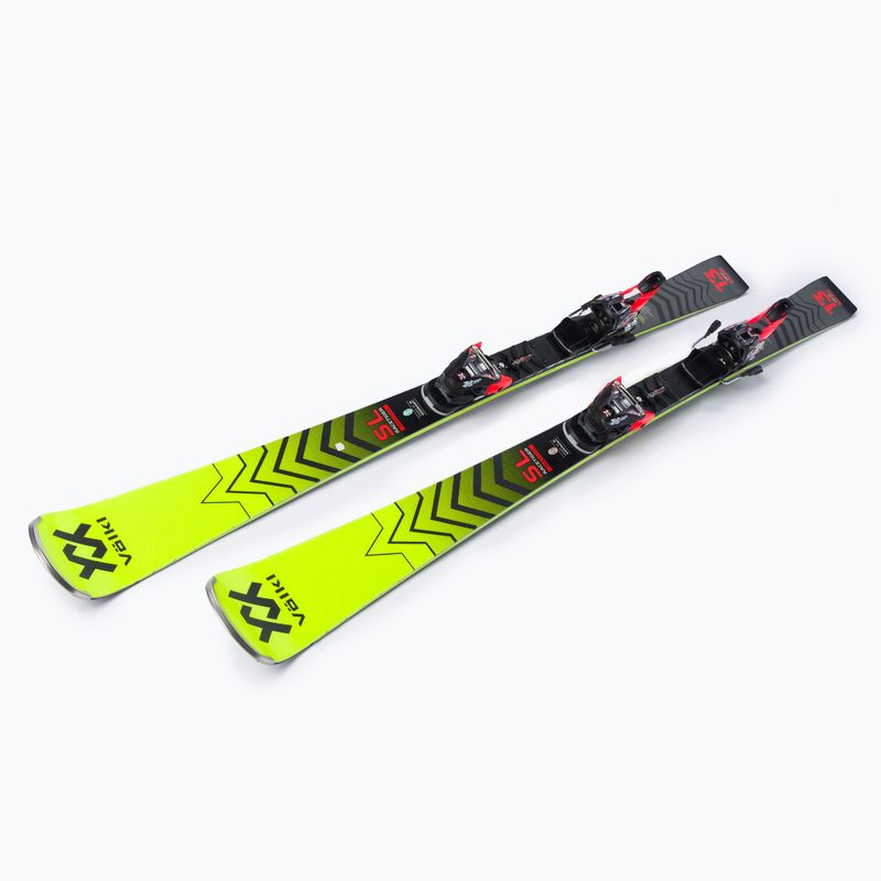 Sjezdové lyže Volkl RACETIGER SL MASTER + XComp 16 GW Master žluté 121021 4