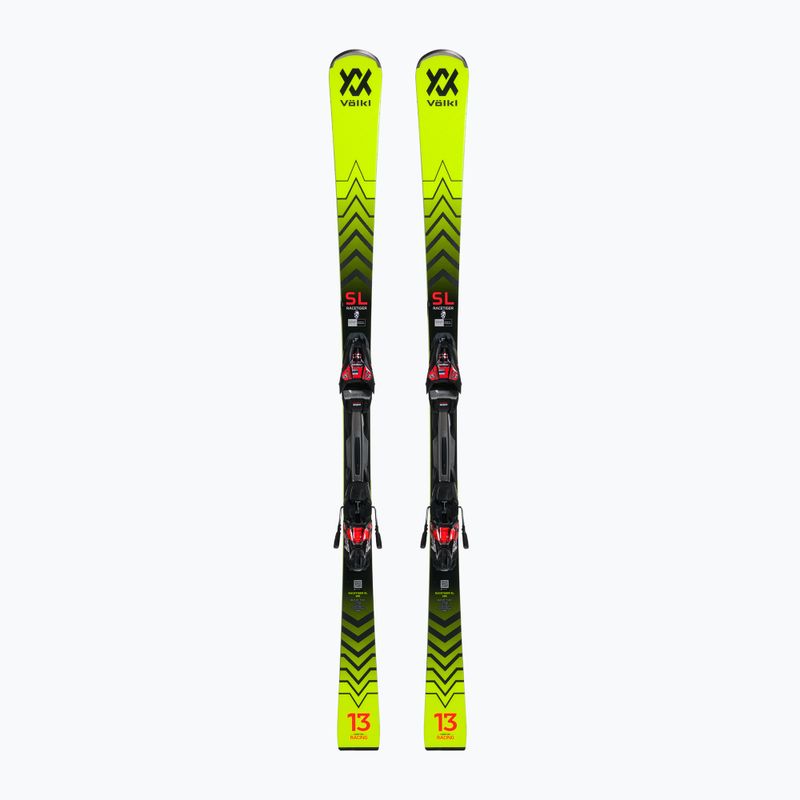 Völkl Racetiger SL+RMotion 3 12 GW sjezdové lyže žlutá/černá 122031/6877W1.VR