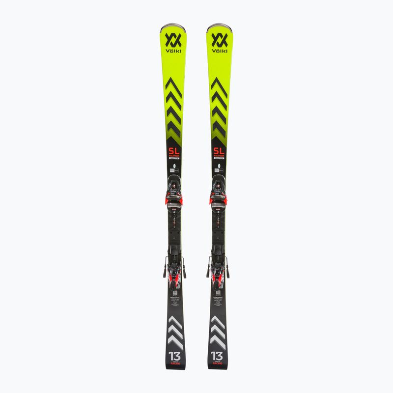 Sjezdové lyže Völkl Racetiger SL Master + XComp 16 GW yellow/black