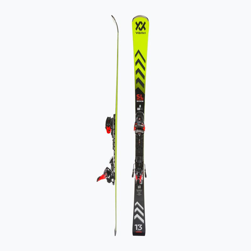Sjezdové lyže Völkl Racetiger SL Master + XComp 16 GW yellow/black 2