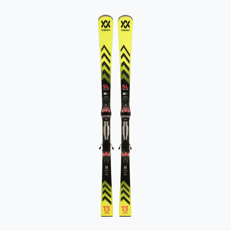 Sjezdové lyže Völkl Racetiger SL + rMotion3 12 GW yellow/black