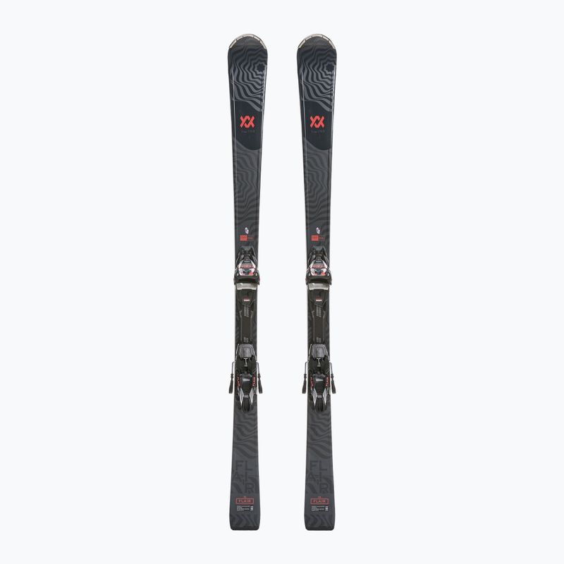 Dámské sjezdové lyže Völkl Flair 75 + vMotion 11 ALU GW black/coral