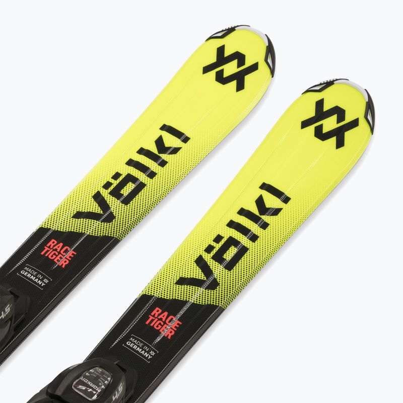 Dětské sjezdové lyže + vázání Völkl Racetiger Jr Yellow+7.0 VMotion Jr 130-160 cm 4