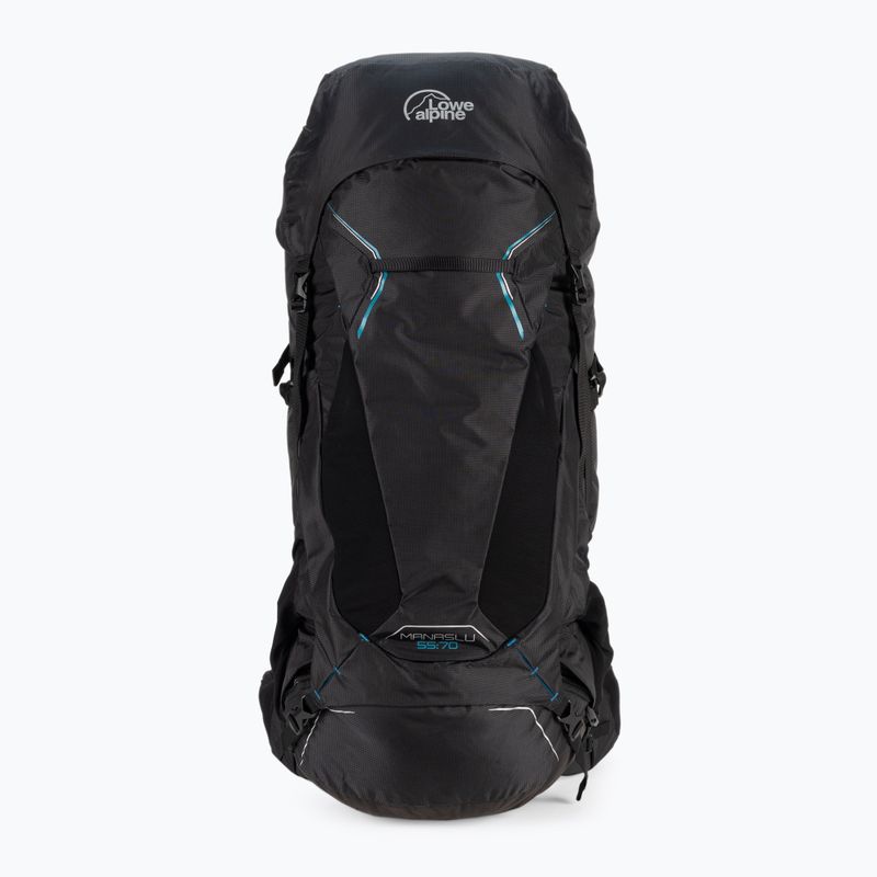 Lowe Alpine Manaslu 55:70 55+15 l pánský trekový batoh černý FBQ-04-BL-55