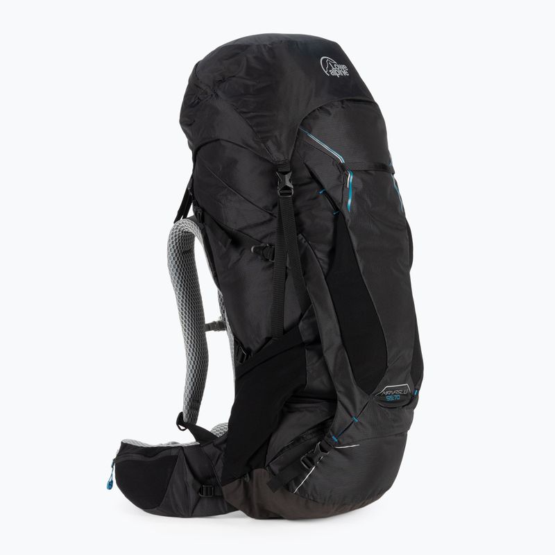 Lowe Alpine Manaslu 55:70 55+15 l pánský trekový batoh černý FBQ-04-BL-55 2