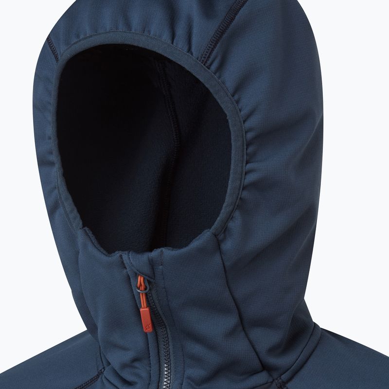 Pánská fleecová mikina Rab Superflux Hoody modrá QFE-89-DI 3