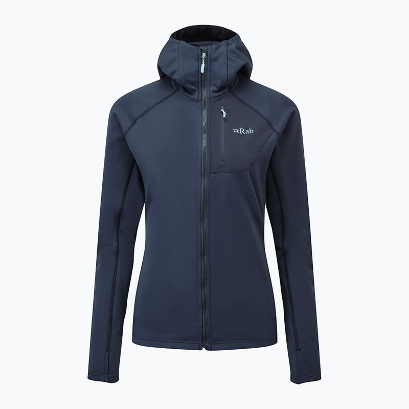 Dámská trekingová bunda Rab Superflux Hoody deep ink