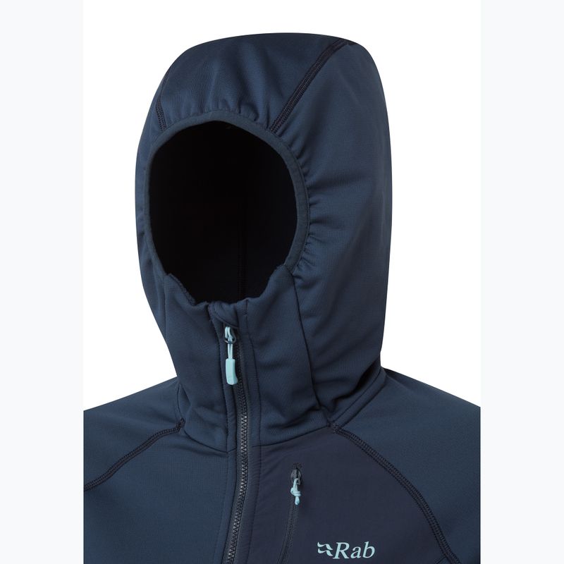 Dámská trekingová bunda Rab Superflux Hoody deep ink 3