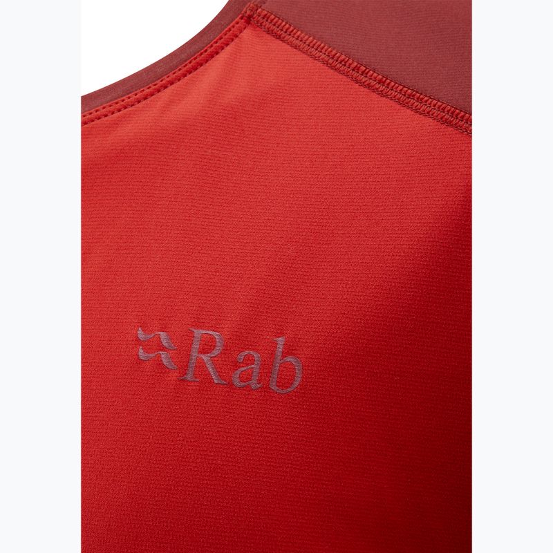 Pánské tričko Rab Force ascent red/oxblood red 7