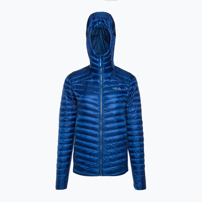 Dámská péřová bunda Rab Cirrus Flex 2.0 Hoody modrá QIO-69