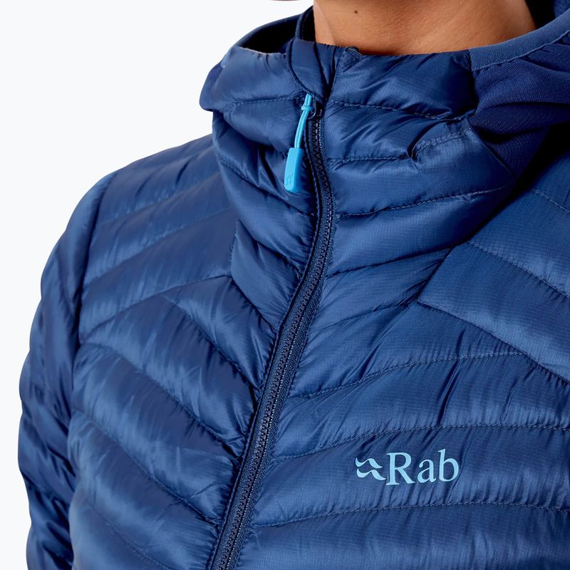 Dámská péřová bunda Rab Cirrus Flex 2.0 Hoody modrá QIO-69 8
