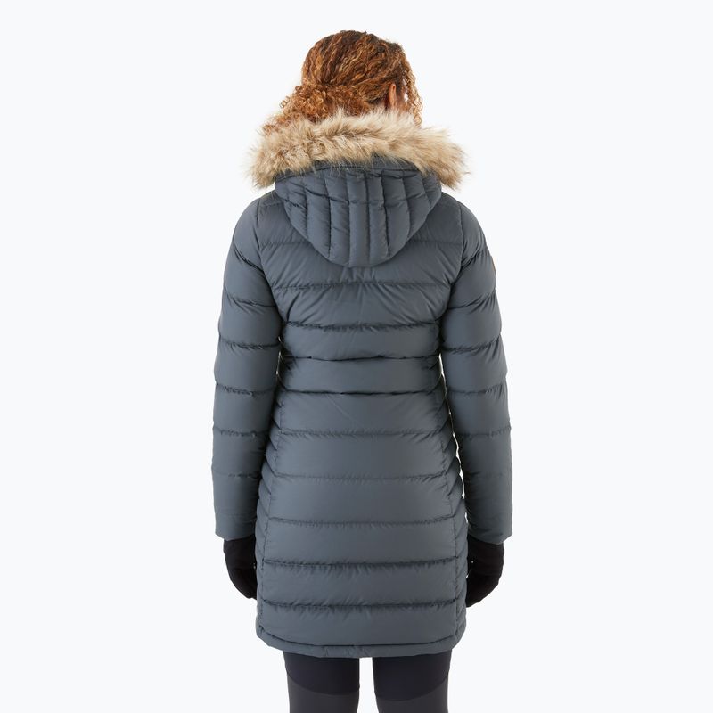 Dámský péřový kabát Rab Deep Cover Parka steel 2