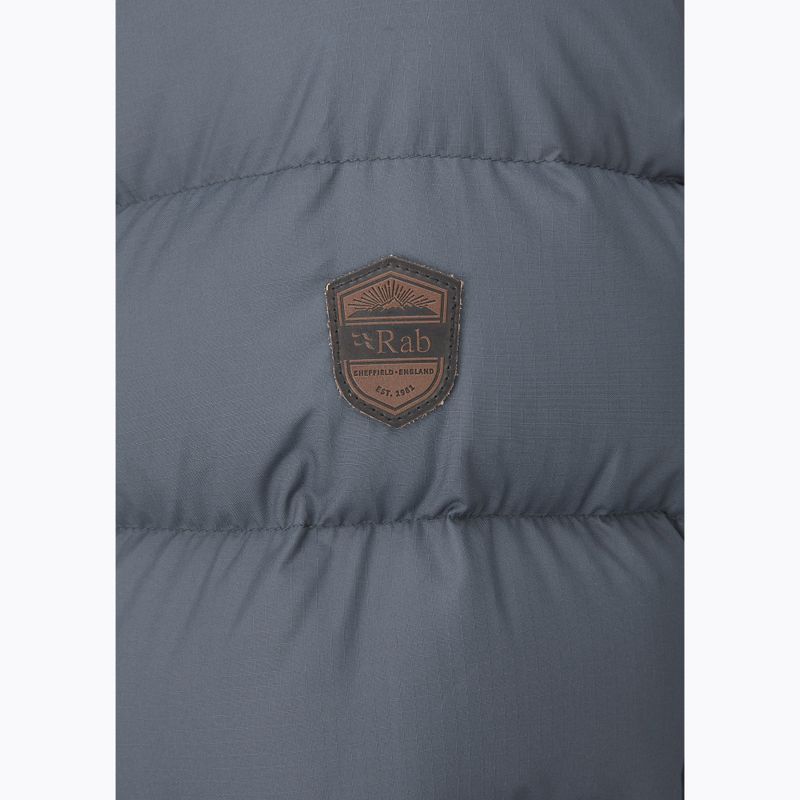 Dámský péřový kabát Rab Deep Cover Parka steel 6