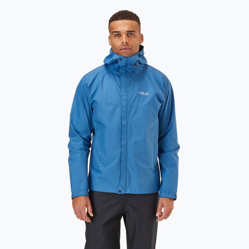 Pánská bunda do deště  Rab Downpour Eco denim