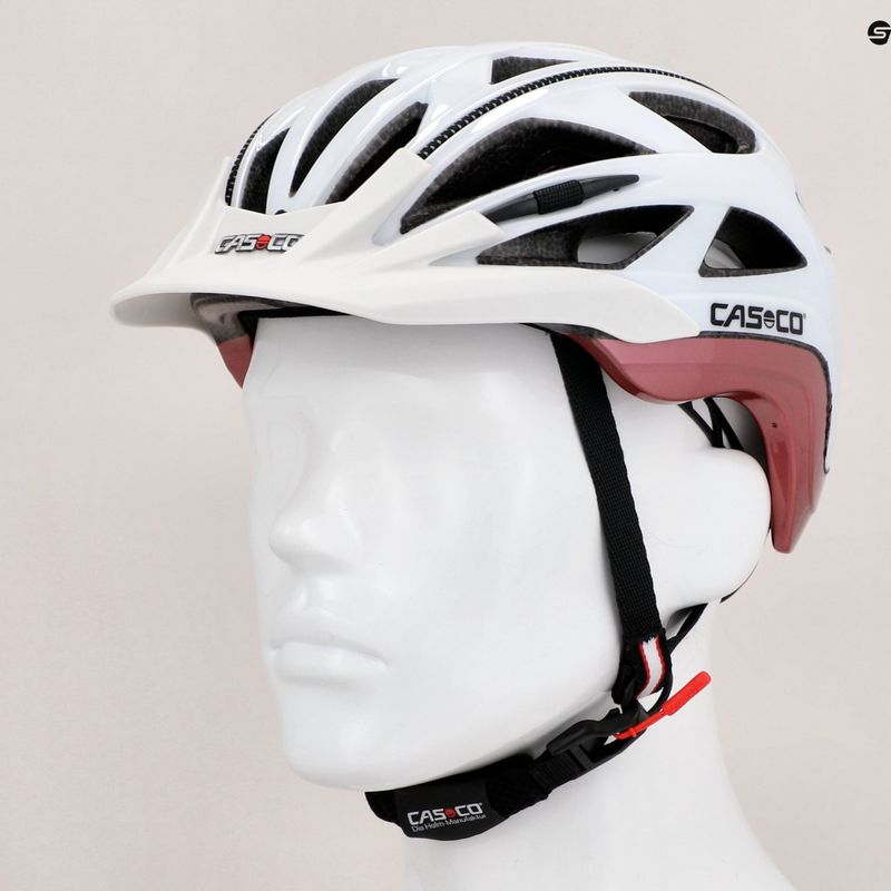 Dámská cyklistická přilba CASCO Activ 2 bílá 04.0871 9
