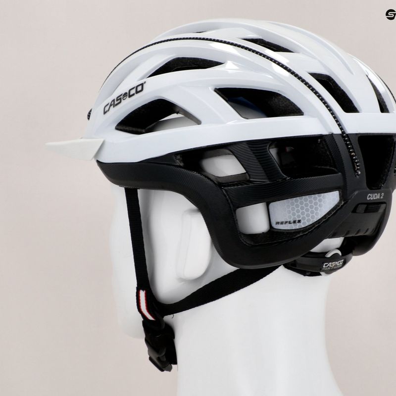 Dámská cyklistická přilba CASCO Cuda bílo-černá 2 04.1607 9