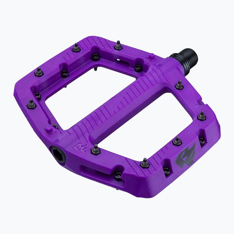 Cyklistické pedály RACE FACE Chester Large purple 7
