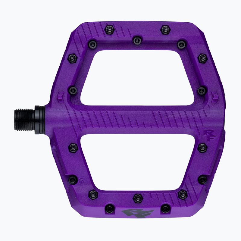 Cyklistické pedály RACE FACE Chester Large purple 8