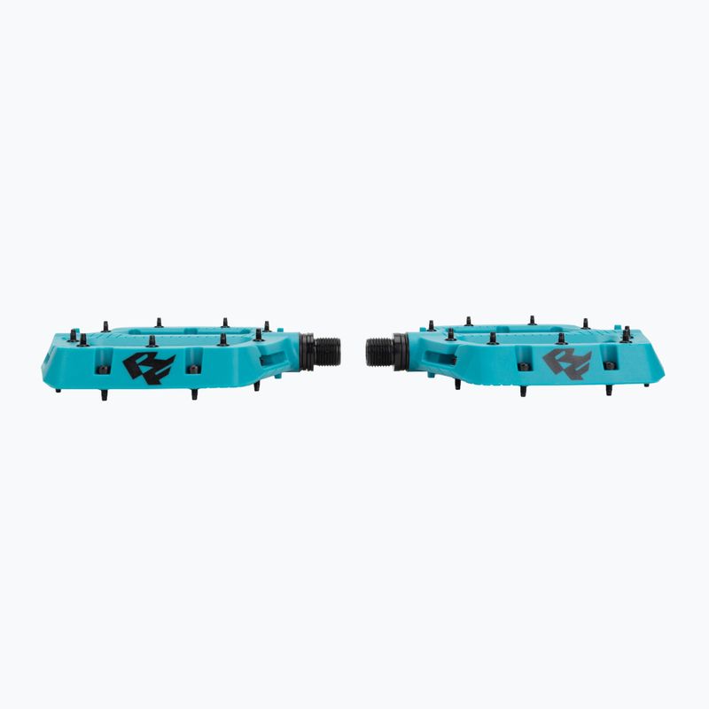Cyklistické pedály RACE FACE Chester Large turquoise 3